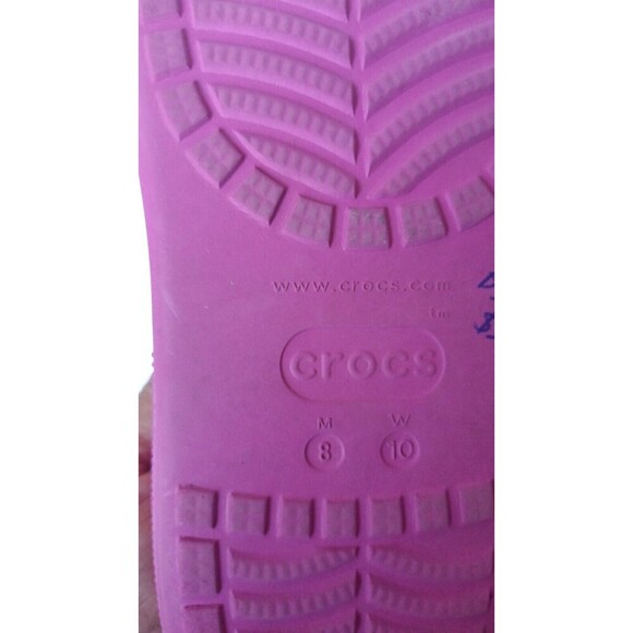 Crocs Platform Crush Iconic Comfort Clog Shoes Size 8 Men's 10 Women Pink - Picture 5 of 8
